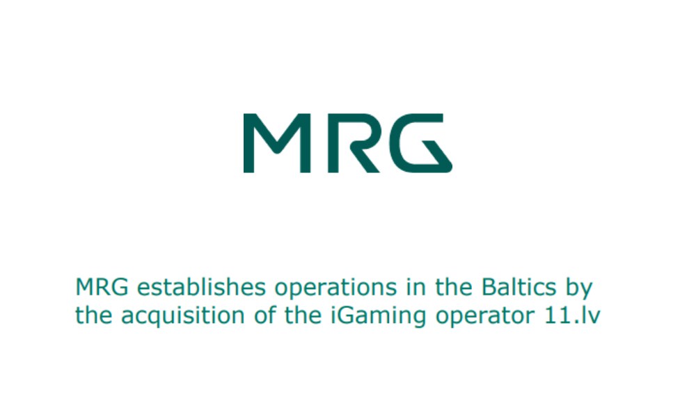 MRG establishes operations in the Baltics by the acquisition of the iGaming operator 11.lv