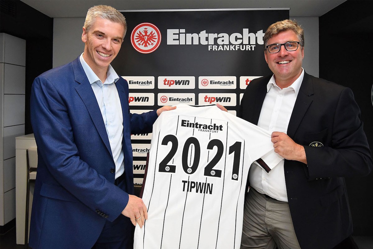 Tipwin and Eintracht confirm partnership agreement until 2021