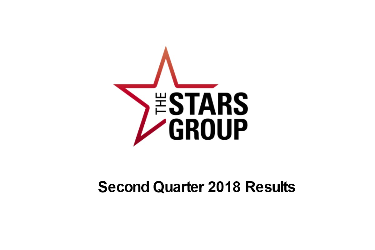 The Stars Group Reports Quarter 2 2018 Results