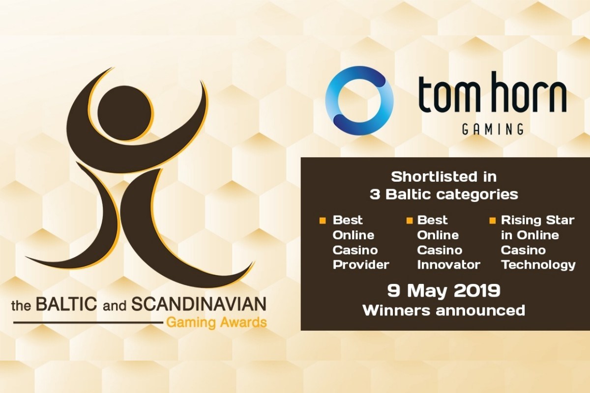 Tom Horn in the category finals of the Baltic and Scandinavian Gaming Awards 2019